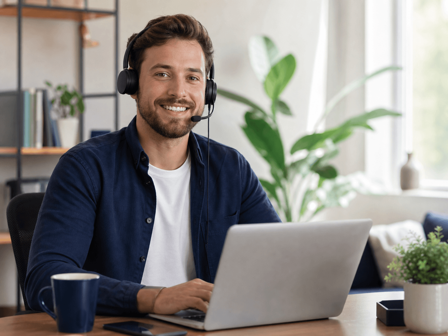 A friendly HelloTech team member ready to take your call